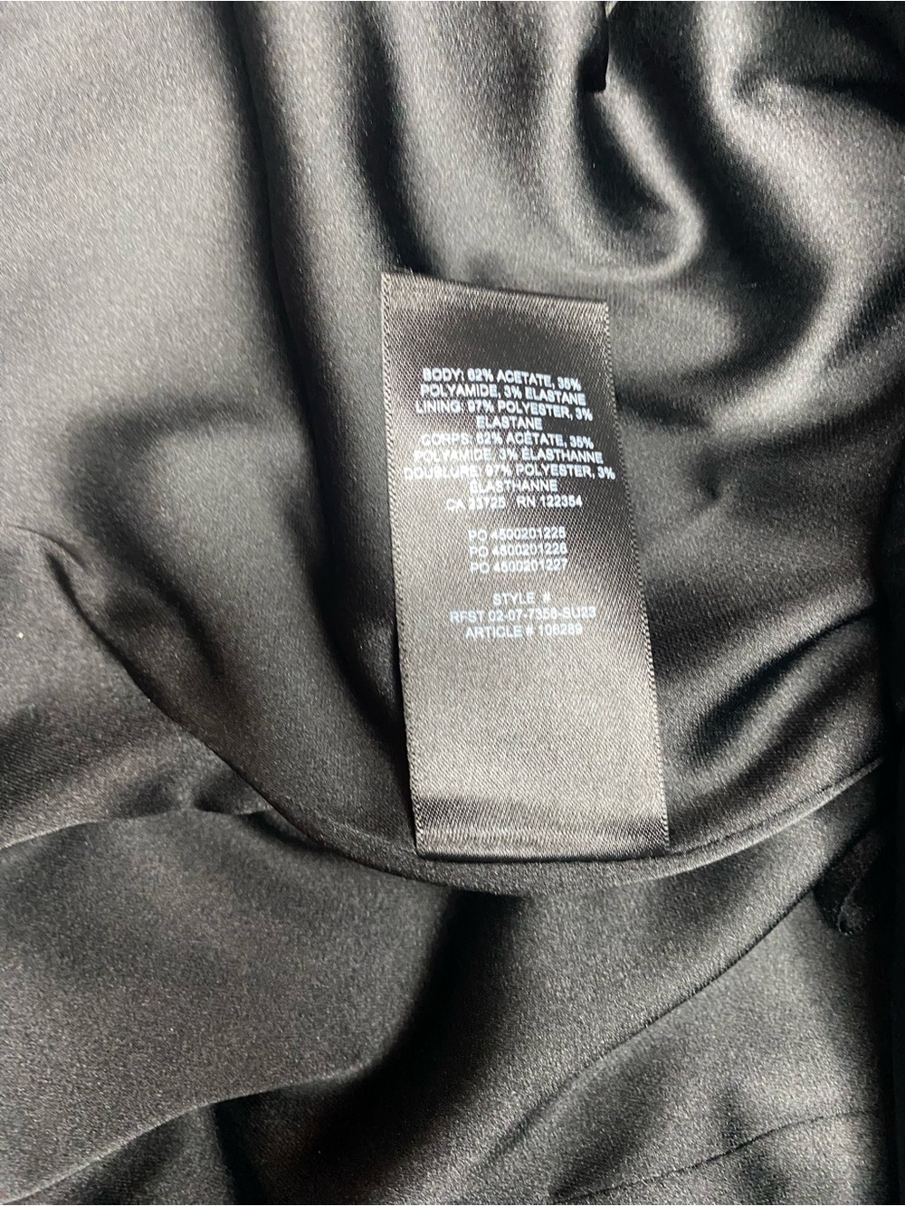 Sunday Best Aritzia Tatiana Satin black Skirt - Picture 5 of 7